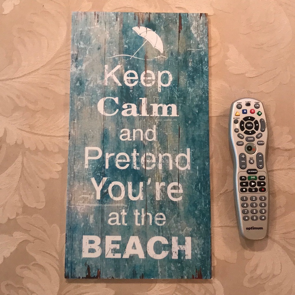 Beach sign